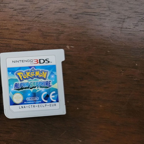 Pokemon Alpha Sapphire 3DS game cartridge
