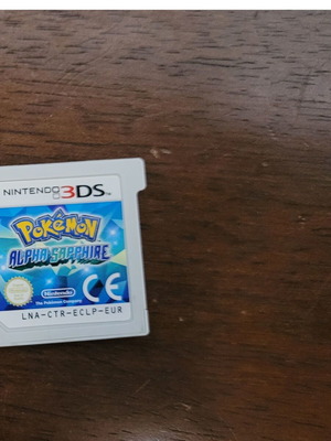 Pokemon Alpha Sapphire 3DS game cartridge