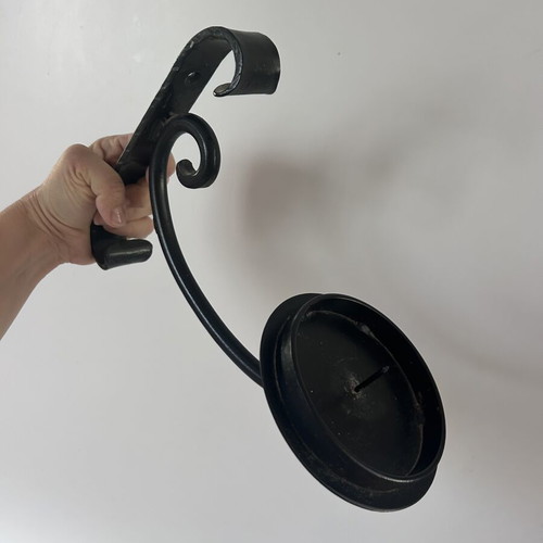 Metal Wall Candle Holders Set of 2 like new, 27 cm