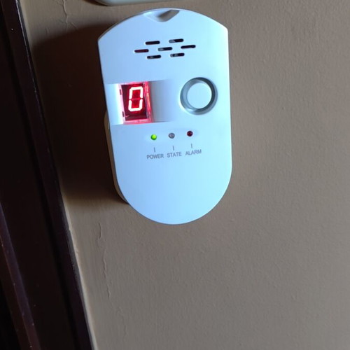 Nedis Smoke and Gas Detectors like new with Eurolamp rechargeable fan