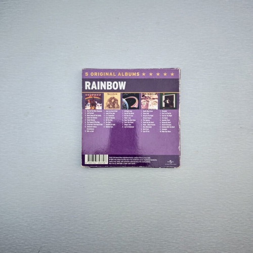 Rainbow 5 Original Albums Box Set used, 5 CD metal