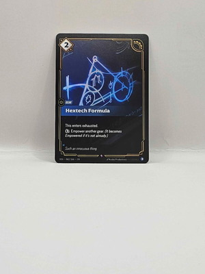 League of Legends Riftbound Vendetta Hextech Formula card like new