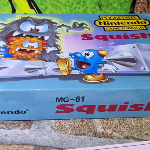 Nintendo Game & Watch Squish 1986 like new