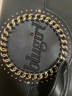 Blugirl clutch bag with gold chain new, unused