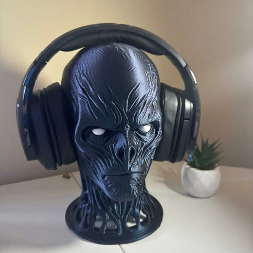 Headset stand shaped like Vecna's head Stranger Things new