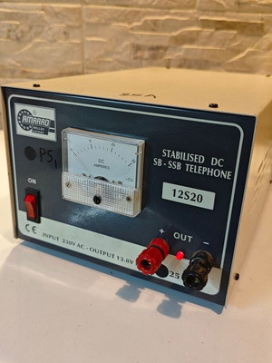Amarad 12A20 stabilized AC-DC power supply 13.8V 25A used
