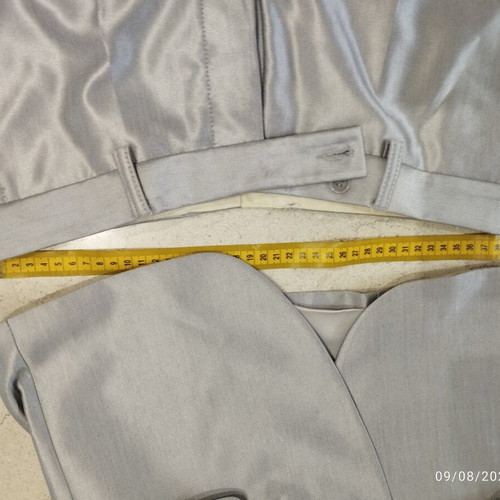 Berto Lucci suit gray, like new, includes shirt size M
