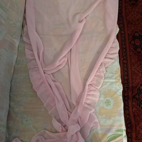 Pink pareo long, new