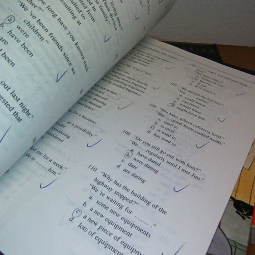 Educational books used, pack