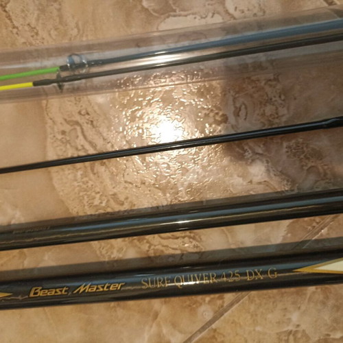 Fishing rod, light surf casting Shimano Beast Master Surf Quiver 425 DX-G