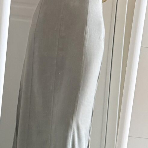 Stradivarius maxi dress, soft khaki green