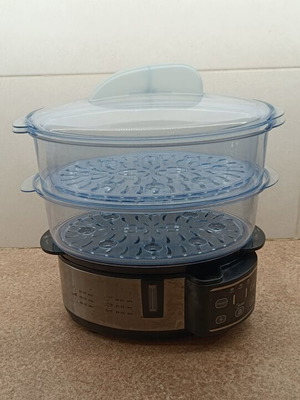 Midea Digital Steamer like new, inox, 2 levels