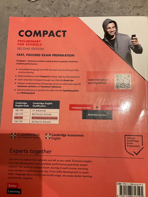 Compact Preliminary for Schools Second Edition B1 Student’s Book used