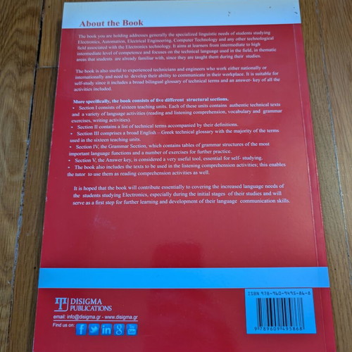 English for Electronics Engineers Disigma like new
