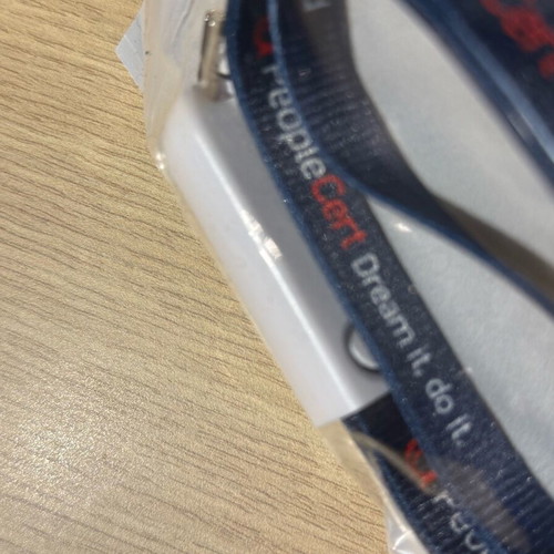 Lanyard Keyholder cable new, blue