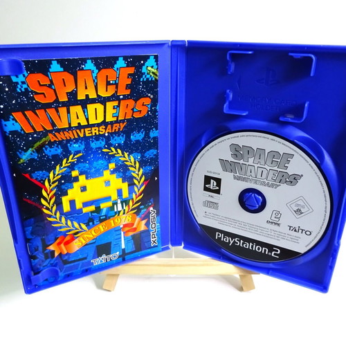Space Invaders Anniversary Sony PlayStation 2 PS2 used, complete and functional