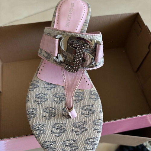 Swiss Jeans slippers size 36 pink new