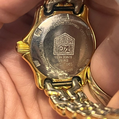 Vintage women's TAG Heuer Limited Edition watch used, gold tone