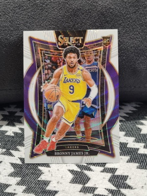 2024-25 Panini Select #90 Bronny James Jr. White Wave κάρτα καινούργια