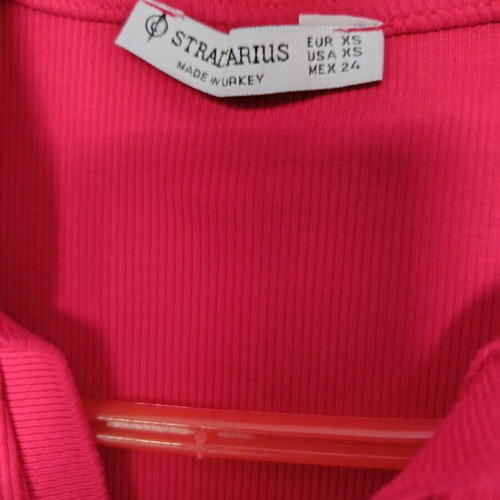 Stradivarius Polo Shirt XS red like new