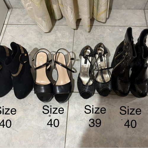 Womens shoes used, sizes 39 and 40