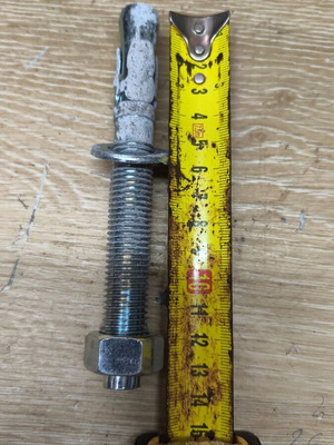 Heavy-duty concrete anchors set of 10 like new