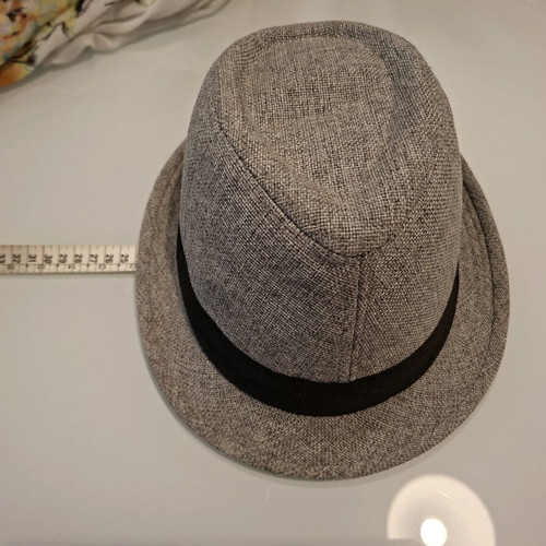 H&M Trilby hat size L/60 gray like new