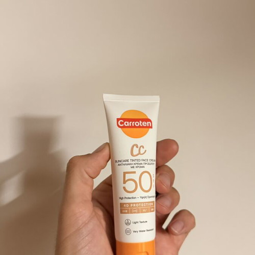 Carroten BB Cream SPF 50 new, tinted suncream