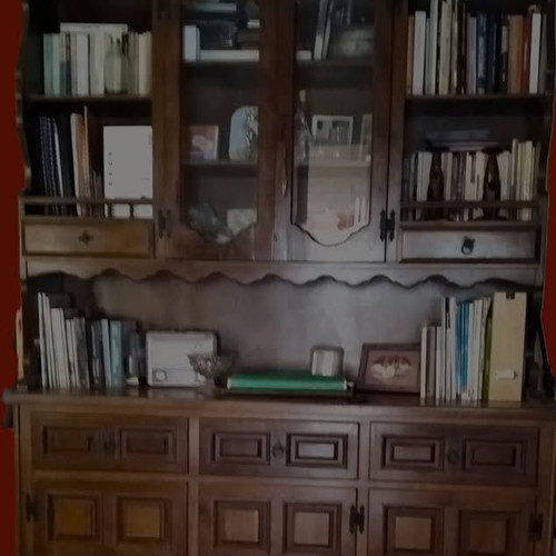Vintage walnut buffet 50 years old like new