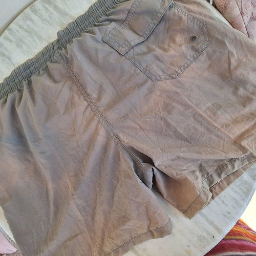 Men's swim shorts used, size Large, beige, Waves Swimming Gear