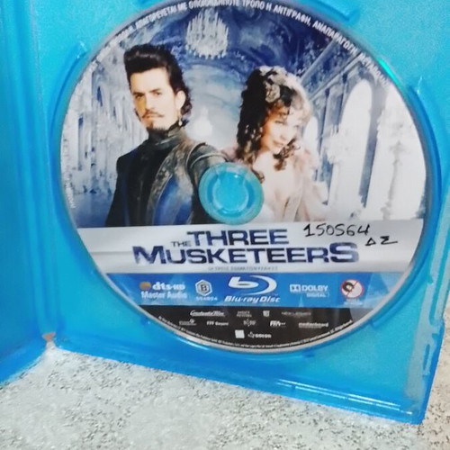 The Three Musketeers Blu-Ray with Greek subtitles