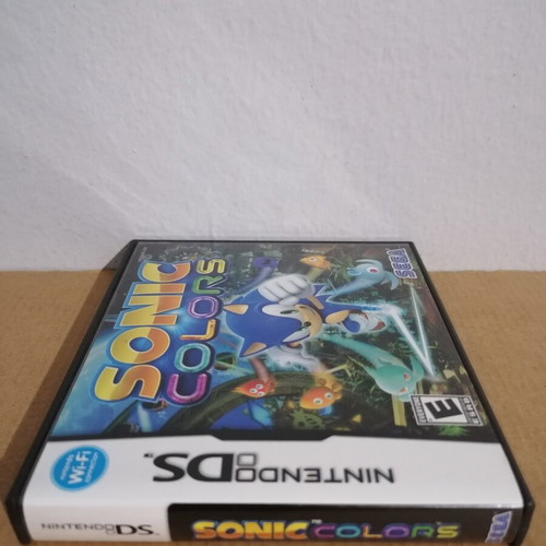 Sonic Colors NTSC Nintendo DS game with case, non-working