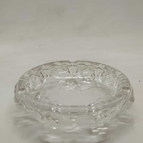 Walther Carmen crystal ashtray used 16cm