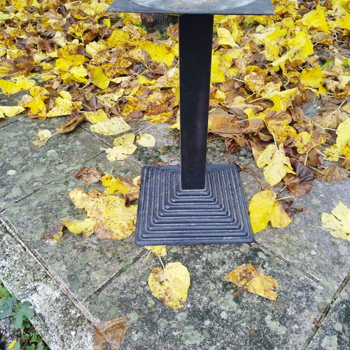 Cast iron professional table base, heavy-duty, 33x33cm top