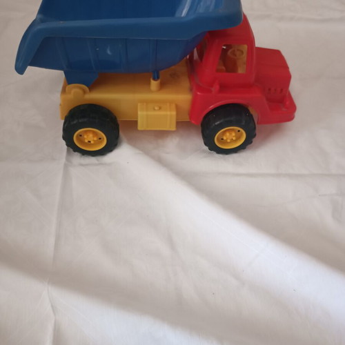 Plastic colorful large toy truck like new