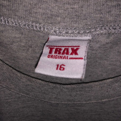 Trax original gray short-sleeve shirt size Small new
