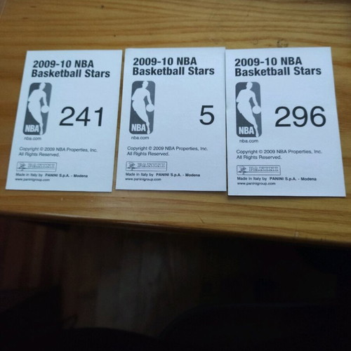 NBA 3 Rookies stickers 2009-2010 like new