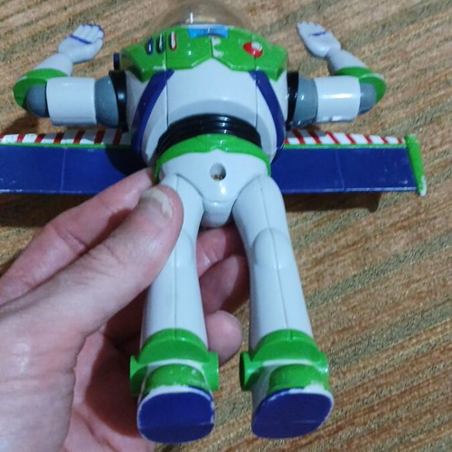 Captain Buzz Lightyear figure used