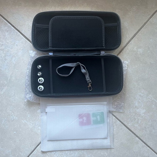Nintendo Switch OLED case and screen protector new