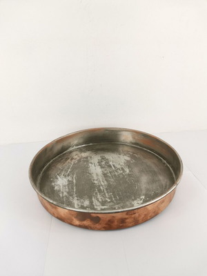 Small copper baking tray used, 1920 era