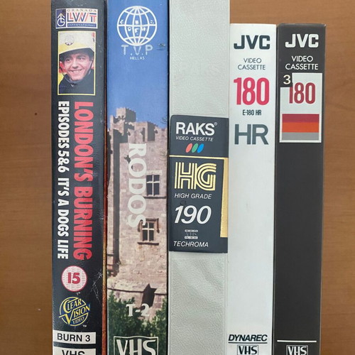 Video cassettes like new in excellent condition