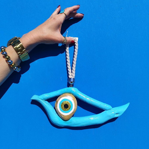 Handmade eye charm for good luck 27×26