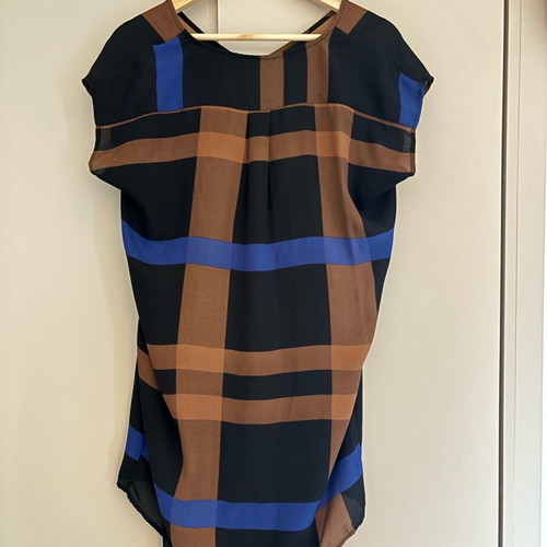 Old Navy tunic style dress new, blue and brown