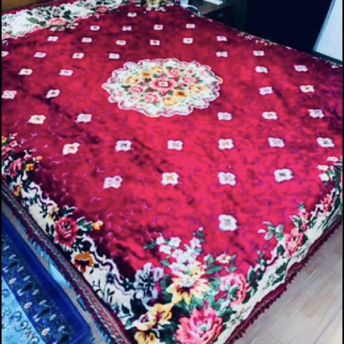 Velvet vintage quilt unused like new