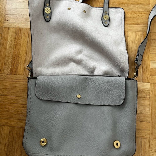 Messenger bag used, grey