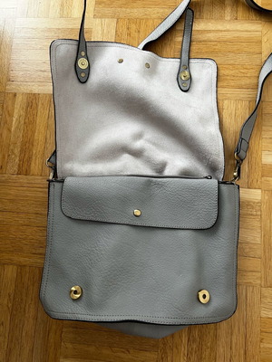 Messenger bag used, grey