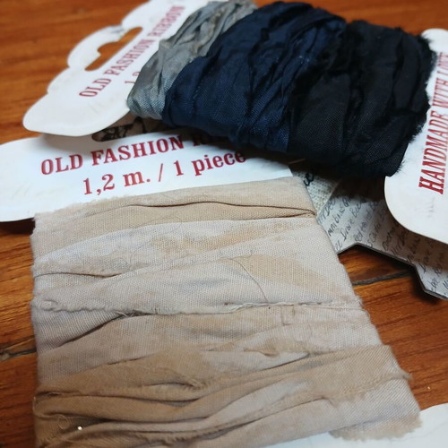 Vintage style ribbon pack, 3 pieces, new