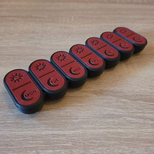 Pill box 7 days morning and night new