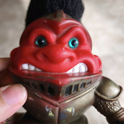 Battle Trolls Sir Knight Trollahad action figure used, Hasbro 1992
