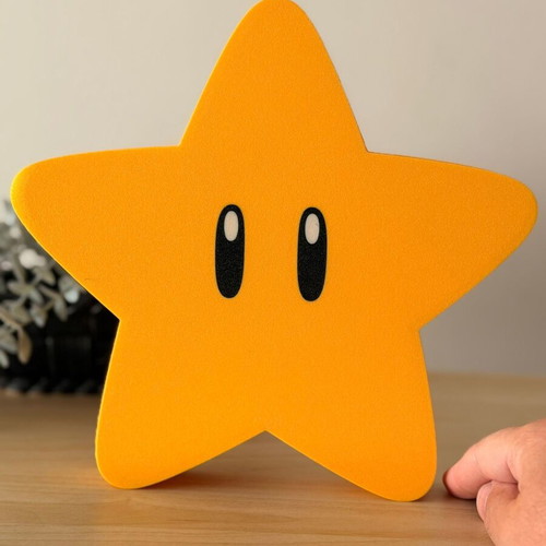 3D Printed Super Mario Star Stand & Storage Box made to order